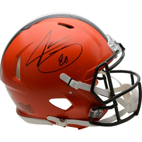 JARVIS LANDRY Autographed Cleveland Browns Authentic Speed Helmet FANATICS