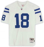 FRMD Peyton Manning Indianapolis Colts Signed Mitchell & Ness White Rep Jersey