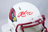 Kyler Murray Signed Arizona Cardinals Flat White Mini Helmet-Beckett W Auth *Red