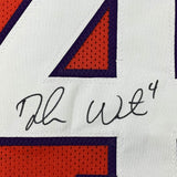 Framed Autographed/Signed Deshaun Watson 33x42 Clemson Orange Jersey JSA COA