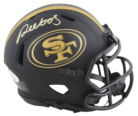 49ers Deebo Samuel Authentic Signed Eclipse Speed Mini Helmet JSA Witness