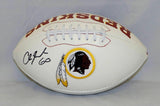 Chris Samuels Autographed Washington Redskins Logo Football- JSA Witnessed