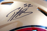 Patrick Willis Signed F/S 96-08 49ers Speed Authentic Helmet w/3Insc.-BAW Holo