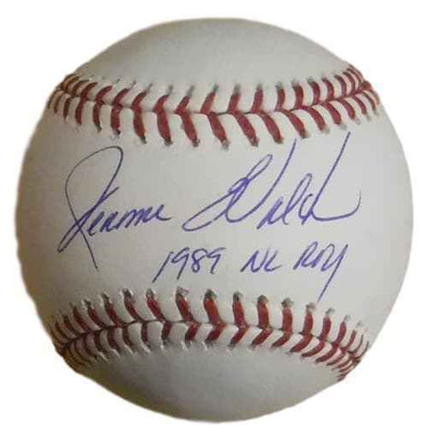 Jerome Walton Autographed Chicago Cubs OML Baseball 1989 NL ROY SGC 20050