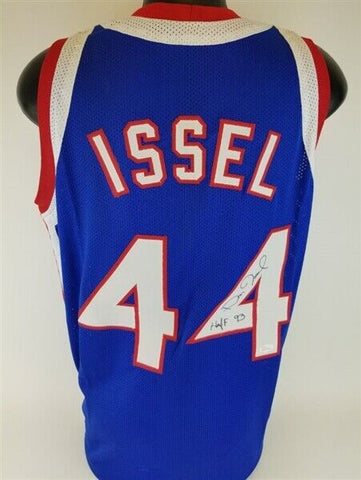 Dan Issel "HOF 93" Signed ABA's Kentucky Colonels Custom Jersey (JSA COA)
