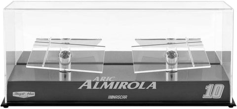 Aric Almirola #10 Stewart-Haas Racing 2 Car 1/24 Die Cast Display Case