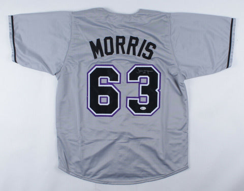 Jim Morris Signed "The Rookie" Jersey (Beckett COA) Tampa Bay Rays MLB Debut@35