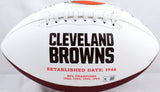 Ozzie Newsome Autographed Cleveland Browns Logo Football w/ HOF- Beckett W Holo