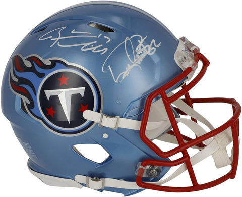 Ryan Tannehill & Derrick Henry Tennessee Titans Signed Flash Auth. Helmet