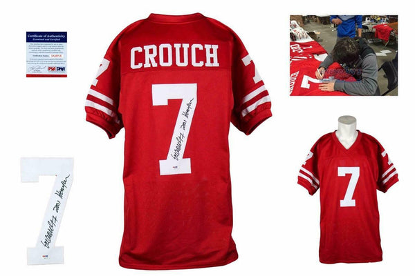 Eric Crouch Autographed SIGNED Jersey - Beckett - Red - 2001 Heisman