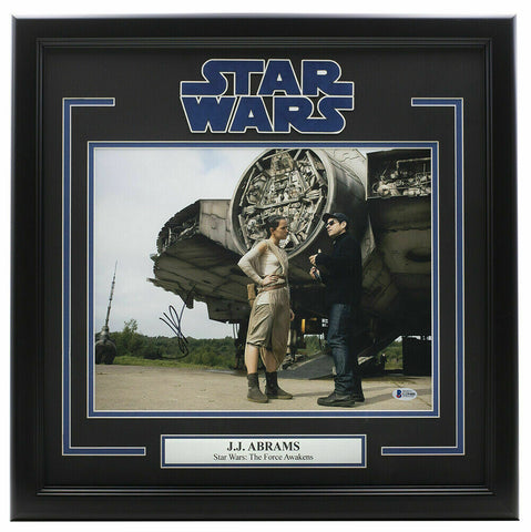 J.J. Abrams Signed Framed Star Wars The Force Awakens 11x14 Photo BAS