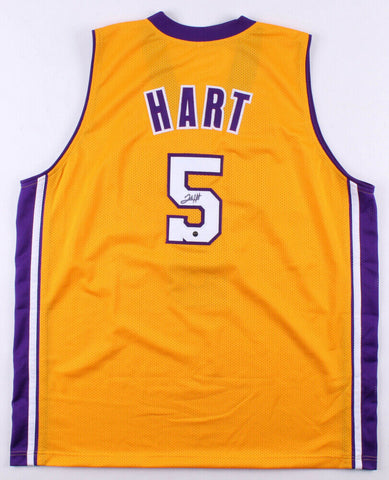 Josh Hart Signed Los Angeles Lakers Jersey (Steiner Holo) 2017 Jazz 1st Rd Pick