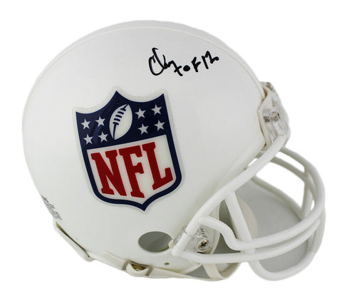 Chris Doleman Signed NFL Shield Current Mini Helmet With "HOF 12" Inscription