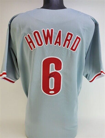 Ryan Howard Signed Philadelphia Phillies Jersey (JSA COA) 2006 N.L. MVP 1st Base