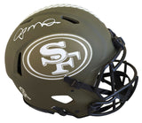 49ers Joe Montana Signed Salute To Service F/S Speed Proline Helmet Fanatics