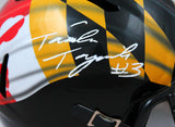 Taulia Tagovailoa Autographed Maryland Terps Speed Mini Helmet-Beckett W Holo