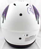 Ed Reed Ray Lewis Signed Ravens F/S Lunar Speed Authentic Helmet-Beckett W Holo
