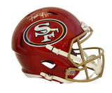 Frank Gore Autographed San Francisco 49ers F/S Flash Speed Helmet BAS 34535