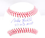 Mike Lowell Autographed Rawlings OML Baseball w/ 07 WS MVP- Beckett W Hologram