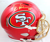 George Kittle Signed F/S SF 49ers Flash Speed Authentic Helmet-Beckett W Holo
