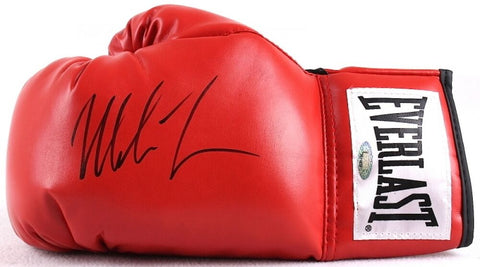 Mike Tyson Signed Red Everlast Boxing Glove (JSA COA) Iron Mike / Kid Dynomite
