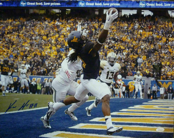 Kevin White Autographed West Virginia Mountaineers 16x20 Photo JSA 13794