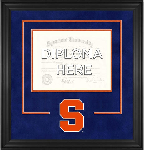 Syracuse Orange Deluxe 8.5" x 11" Diploma Frame w/Team Logo
