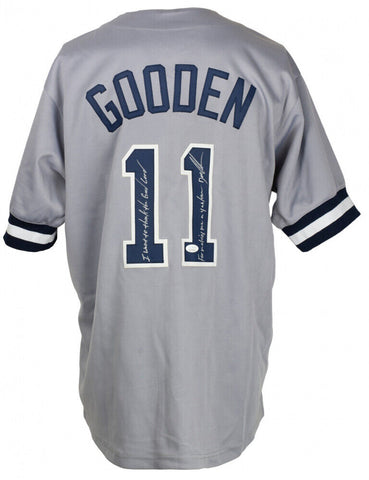 Dwight Doc Gooden Signed Jersey "Thank The Good Lord For Making me a Yankee" JSA
