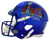 ODELL BECKHAM Jr. Autographed Rams Champs Logo Authentic Helmet FANATICS