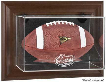 Gators Brown Framed Wall-Mountable Football Display Case-Fanatics