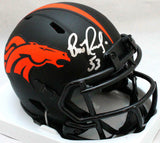 Bill Romanowski Autographed Denver Broncos Eclipse Mini Helmet - JSA W *Silver