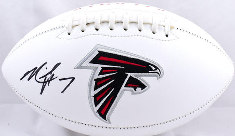 Michael Vick Autographed Atlanta Falcons Logo Football - Beckett W Hologram