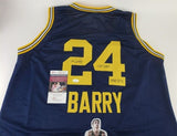 Rick Barry Signed San Francisco Warriors Jersey (JSA COA) 1975 NBA Champs