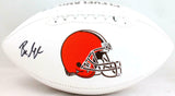 Baker Mayfield Autographed Cleveland Browns Logo Football- Beckett W Holo *Black