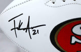 Frank Gore Autographed San Francisco 49ers Logo Football-Beckett W Hologram