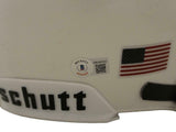Joseph Ossai Autographed Texas Longhorns F/S Schutt Helmet Beckett 35383