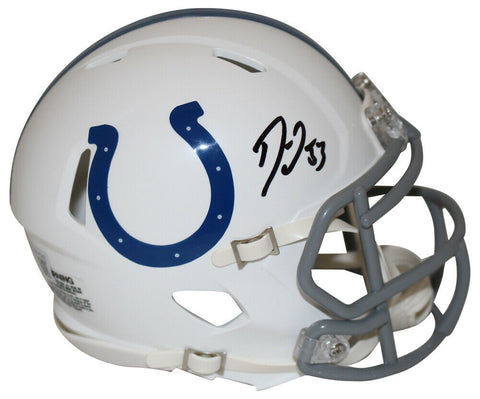 Darius Leonard Autographed Indianapolis Colts Speed Mini Helmet Beckett 35376