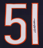 Dick Butkus Signed Bears 35x43 Custom Framed Jersey (JSA) 8x Pro Bowl /1965-1972