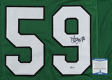 Kyle Clifton Signed New York Jets Jersey Inscribed "NY Jets" (Beckett COA) L.B.