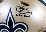 Darren Sproles Signed Saints F/S Speed Authentic Helmet w/Who Dat-Beckett W Holo