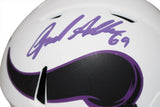 Jared Allen Autographed Minnesota Vikings Lunar Mini Helmet Beckett 36273