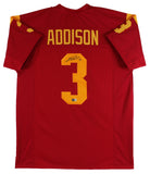 USC Jordan Addison Authentic Signed Maroon Pro Style Jersey BAS Witnessed