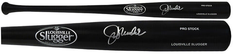 Joe Maddon Signed Louisville Slugger Pro Stock Black Baseball Bat (SCHWARTZ COA)