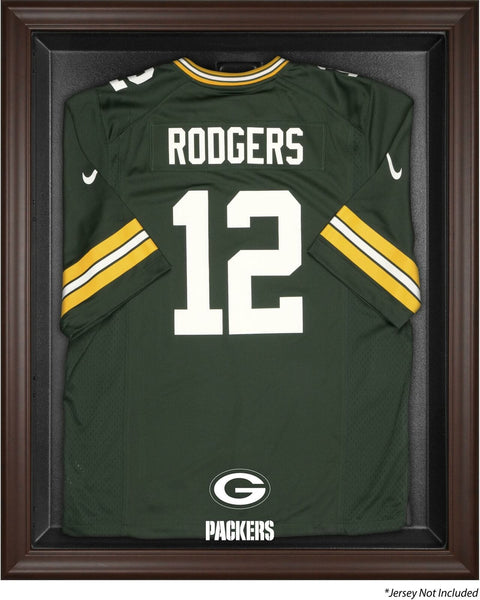 Packers Brown Framed Logo Jersey Display Case-Fanatics Authentic