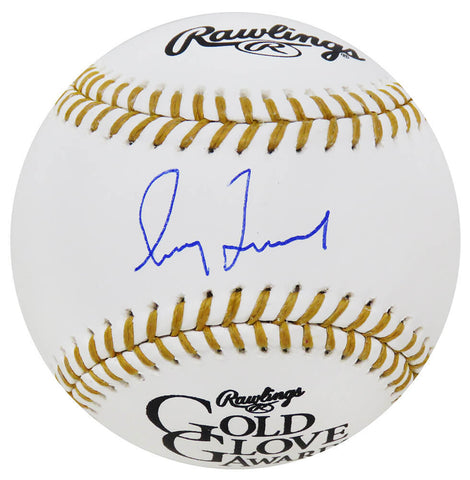 Greg Maddux Signed Rawlings Gold Glove Award Logo MLB Baseball - SCHWARTZ COA