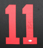 BRANDON AIYUK (49ers black SKYLINE) Signed Autographed Framed Jersey Beckett