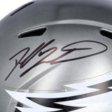 Dallas Goedert Philadelphia Eagles Signed Riddell Flash Speed Helmet