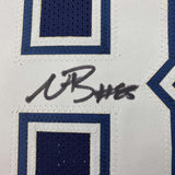 Framed Autographed/Signed Noah Brown 33x42 Dallas Blue Jersey JSA COA