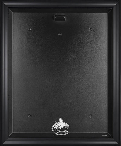Vancouver Canucks Black Framed Logo Jersey Display Case Authentic