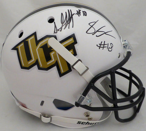 Shaquem & Shaquill Giffen Signed UCF Golden Knights Full Size White Helmet / COA